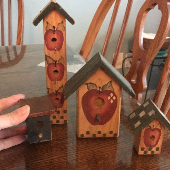 Wooden Folk Art little houses - Picture 3 of 3
